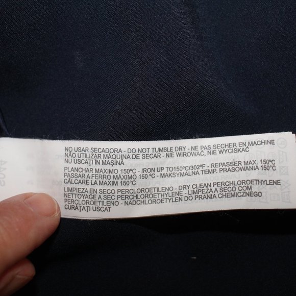 Zara Basic Navy Shirt with Gold Buttons Size L - Picture 10 of 10